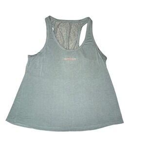 SHEFIT Tank Top Women 4Luxe Sage Green NWT Mesh Back Racerback Activewear 120002